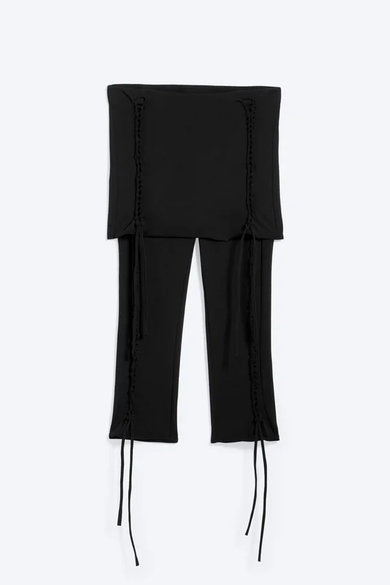 Jersey Knot Trousers – Black Jersey Knot Trousers – Black