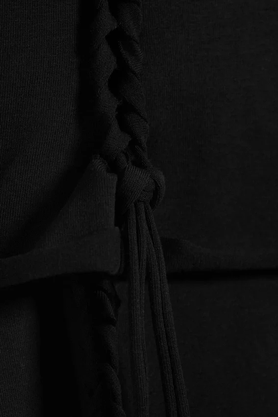 Jersey Knot Trousers – Black Jersey Knot Trousers – Black