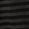 Jersey Pull-On Shorts – Black & Grey Stripes Jersey Pull-On Shorts – Black & Grey Stripes