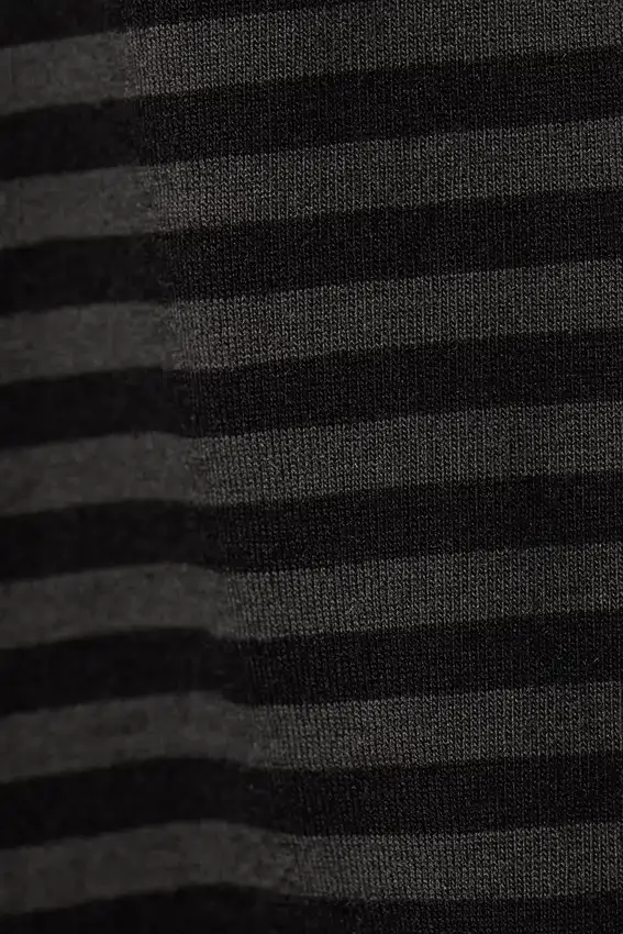 Jersey Pull-On Shorts – Black & Grey Stripes Jersey Pull-On Shorts – Black & Grey Stripes