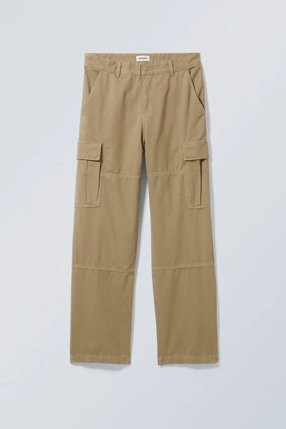 Joel Relaxed Cargo Trousers – Beige Joel Relaxed Cargo Trousers – Beige