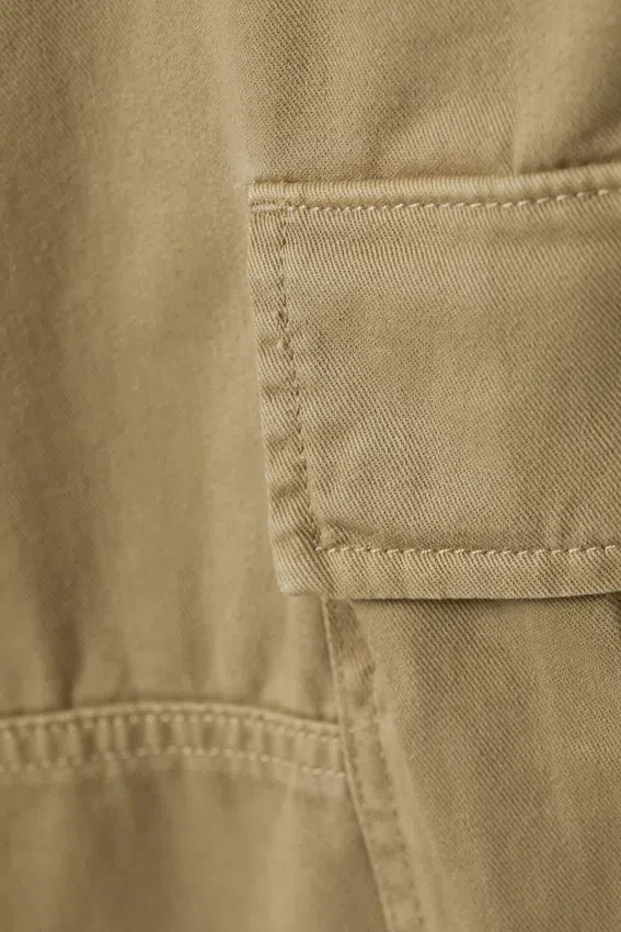 Joel Relaxed Cargo Trousers – Beige Joel Relaxed Cargo Trousers – Beige