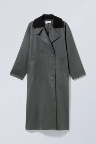 Jones Waxed Coat – Dark Green
