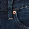 Katsumi Low Rise Frayed Flared Jeans – Summit Blue – Dark Blue Katsumi Low Rise Frayed Flared Jeans – Summit Blue – Dark Blue