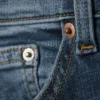 Katsumi Low Rise Slim Flared Leg Jeans – Peak Blue – Medium Blue Katsumi Low Rise Slim Flared Leg Jeans – Peak Blue – Medium Blue
