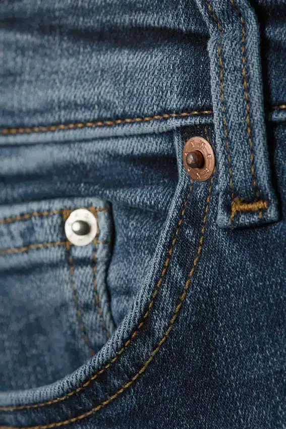 Katsumi Low Rise Slim Flared Leg Jeans – Peak Blue – Medium Blue Katsumi Low Rise Slim Flared Leg Jeans – Peak Blue – Medium Blue