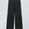 Keel Low Suiting Trousers – Black Pinstripe Keel Low Suiting Trousers – Black Pinstripe
