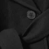 Kia Oversized Wool Blend Coat – Black Kia Oversized Wool Blend Coat – Black