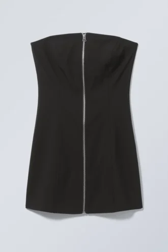 Klara Mini Tube Dress – Black