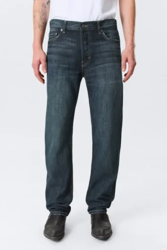 Klean Mid Rise Regular Straight Jeans – Deep Sea Blue – Dark Blue