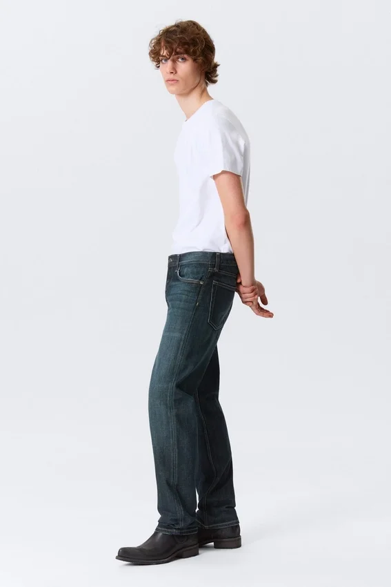 Klean Mid Rise Regular Straight Jeans – Deep Sea Blue – Dark Blue Klean Mid Rise Regular Straight Jeans – Deep Sea Blue – Dark Blue