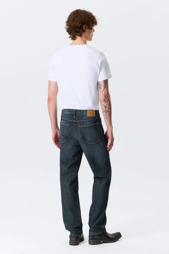 Klean Mid Rise Regular Straight Jeans – Deep Sea Blue – Dark Blue Klean Mid Rise Regular Straight Jeans – Deep Sea Blue – Dark Blue