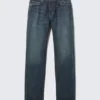 Klean Mid Rise Regular Straight Jeans – Deep Sea Blue – Dark Blue Klean Mid Rise Regular Straight Jeans – Deep Sea Blue – Dark Blue