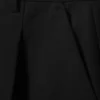 Knee-Length Suiting Shorts – Black Knee-Length Suiting Shorts – Black