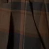 Knee-Length Suiting Shorts – Checked Dark Brown Knee-Length Suiting Shorts – Checked Dark Brown