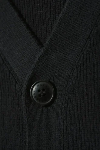 Knitted Boxy Tie-Dye Cardigan – Black Tie-Dye