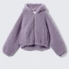 Knitted Hoodie – Lilac Knitted Hoodie – Lilac