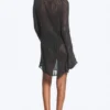 Knitted Long-Sleeved Dress – Dark Grey Knitted Long-Sleeved Dress – Dark Grey