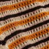 Knitted Mini Shorts – Striped Orange Knitted Mini Shorts – Striped Orange