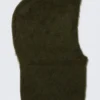 Knitted Mohair Blend Hood – Dark Green Knitted Mohair Blend Hood – Dark Green