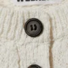 Knitted Single-Breasted Vest – Off-White Knitted Single-Breasted Vest – Off-White