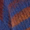 Knitted Space Dye Crewneck Sweater – Orange Multi Stripe Knitted Space Dye Crewneck Sweater – Orange Multi Stripe