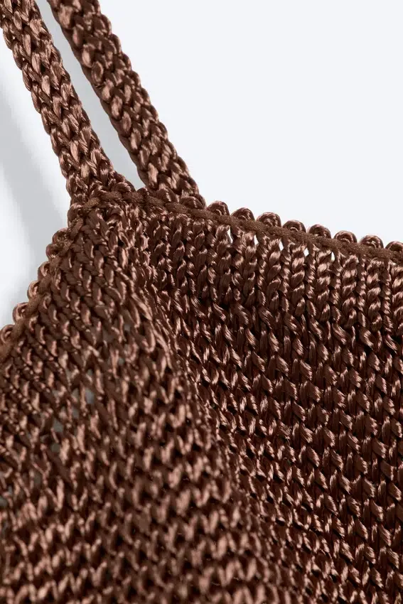 Knitted Square Neck Camisole – Brown Knitted Square Neck Camisole – Brown