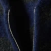 Knitted Wool-Blend Zip Hoodie – Blue & Grey Stripes Knitted Wool-Blend Zip Hoodie – Blue & Grey Stripes