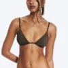 Knot Triangle Bikini Top – Dark Mole Knot Triangle Bikini Top – Dark Mole