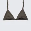Knot Triangle Bikini Top – Dark Mole Knot Triangle Bikini Top – Dark Mole
