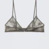 Lace Triangle Soft Bra – Dusty Grey Lace Triangle Soft Bra – Dusty Grey