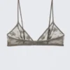 Lace Triangle Soft Bra – Dusty Grey Lace Triangle Soft Bra – Dusty Grey