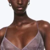 Lace Triangle Soft Bra – Dusty Lilac Lace Triangle Soft Bra – Dusty Lilac