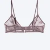 Lace Triangle Soft Bra – Dusty Lilac Lace Triangle Soft Bra – Dusty Lilac