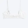Lace Triangle Soft Bra – White Lace Triangle Soft Bra – White