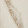 Lace-Trimmed V-Neck Sweater – White Lace-Trimmed V-Neck Sweater – White