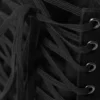Lacing Cotton Handbag – Black Lacing Cotton Handbag – Black