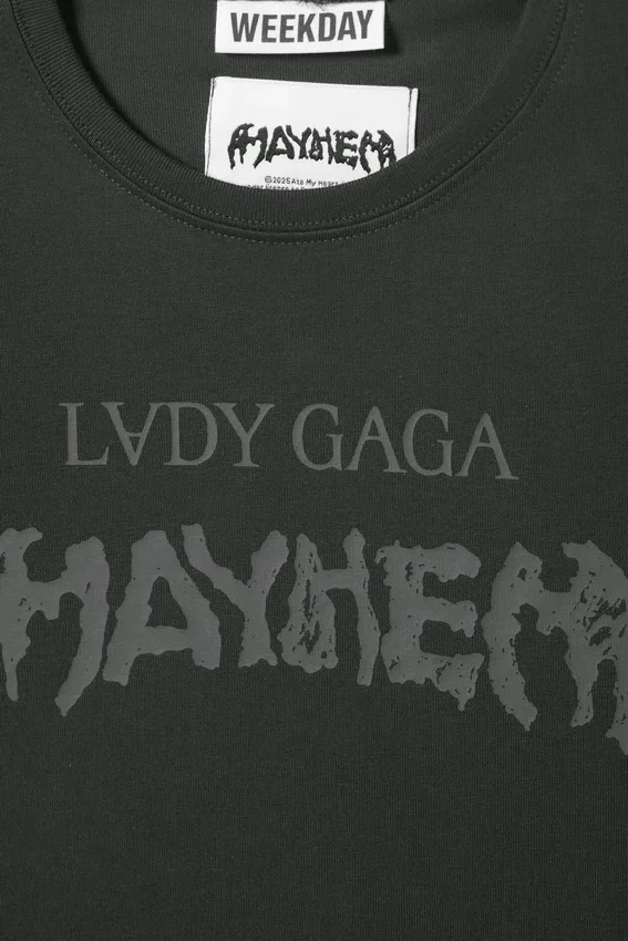 Lady Gaga Baby Tee – Off-Black Lady Gaga Baby Tee – Off-Black
