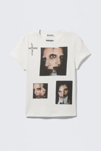 Lady Gaga Baby Tee – Off-White