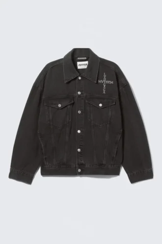 Lady Gaga Denim Jacket – Black