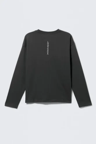 Lady Gaga Long-Sleeved T-Shirt – Off-Black Lady Gaga Long-Sleeved T-Shirt – Off-Black