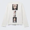 Lady Gaga Long-Sleeved T-Shirt – Off-White Lady Gaga Long-Sleeved T-Shirt – Off-White