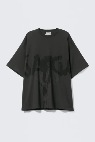 Lady Gaga Long T-Shirt – Off-Black