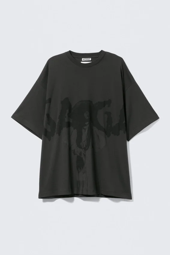 Lady Gaga Long T-Shirt – Off-Black Lady Gaga Long T-Shirt – Off-Black