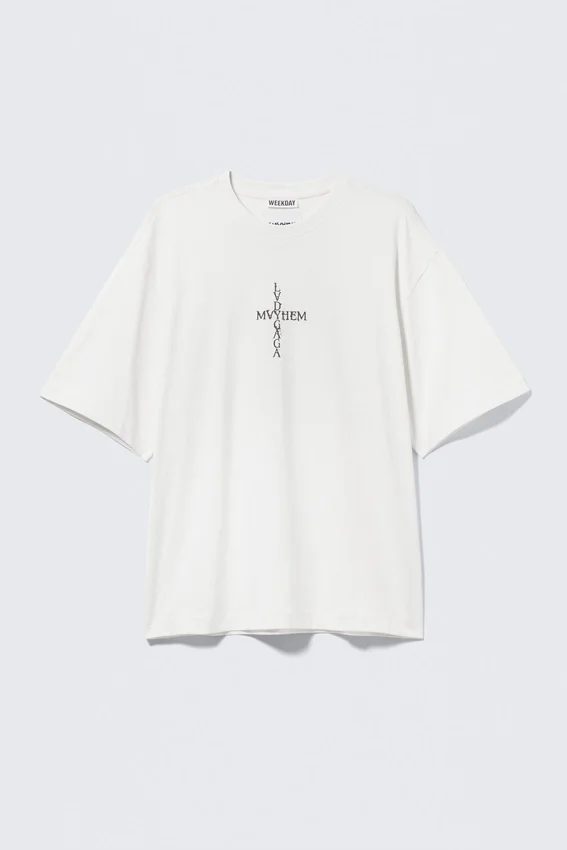 Lady Gaga Oversized T-Shirt – Off-White Lady Gaga Oversized T-Shirt – Off-White