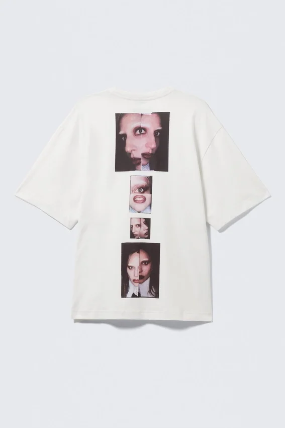 Lady Gaga Oversized T-Shirt – Off-White Lady Gaga Oversized T-Shirt – Off-White