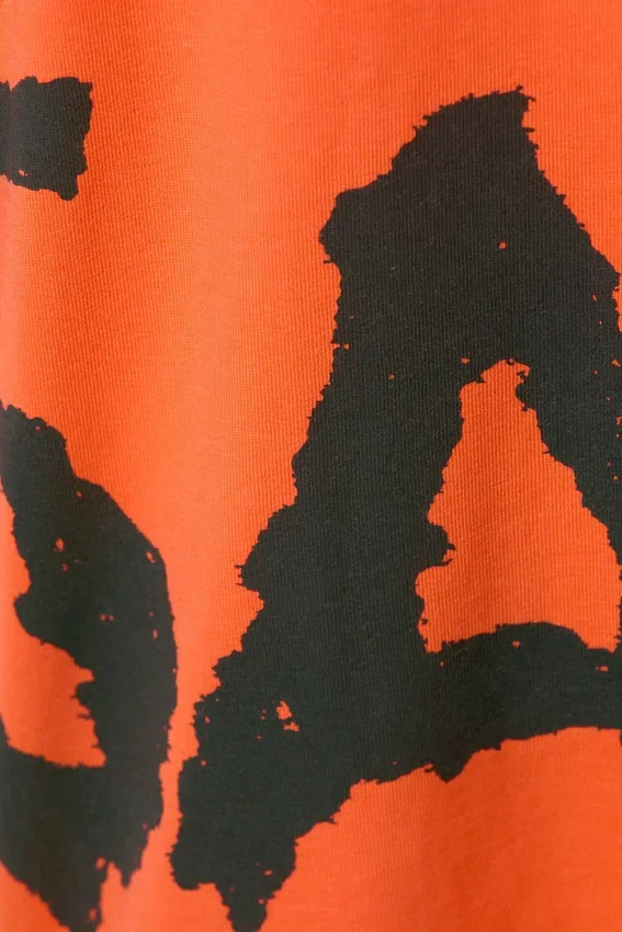 Lady Gaga Short-Sleeved T-Shirt – Orange Lady Gaga Short-Sleeved T-Shirt – Orange