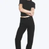 Laika Mid Rise Regular Straight Jeans – Black Rinse – Black Laika Mid Rise Regular Straight Jeans – Black Rinse – Black