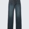 Laika Mid Rise Regular Straight Jeans – Deep Sea Blue – Dark Blue Laika Mid Rise Regular Straight Jeans – Deep Sea Blue – Dark Blue