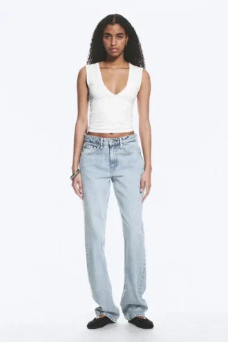Laika Mid Rise Regular Straight Jeans – Dream Blue – Light Blue Laika Mid Rise Regular Straight Jeans – Dream Blue – Light Blue